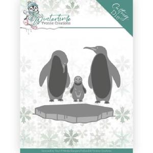 Yvonne Creations - Dies - Wintertime - Penguins on ice Free Shipping Factory Outlet