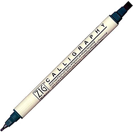 Zig - Calligraphy Marker - Hunter Green Perfect Sale Online