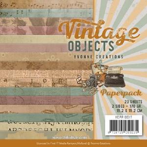 Yvonne Creations - Vintage Objects - Paper Pad  6 x 6" Clearance Store For Sale