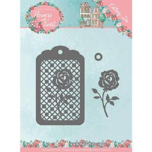 Yvonne Creations -Dies - Flowers with a twist - Rose Label For Sale Finishline