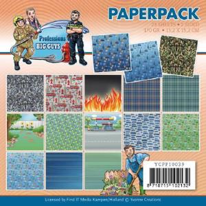 Yvonne Creations - Professions Big Guys  - 6x6" Paper Pad Outlet Recommend