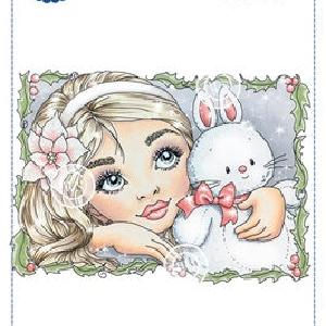 Whimsy Stamps - Cling mount - Watching for Santa Discount With Mastercard