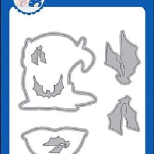 Whimsy Stamps - Dies - Dracula Bite Me Set Free Shipping Deals