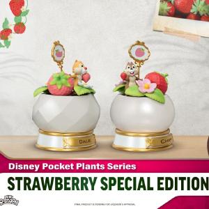 Disney Mini Diorama Stage Statues Pocket Plants Series Strawberry Special Edition Set 12 cm Cheap Sale Visit New