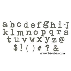 Tim Holtz Alterations - Bigz XL Alphabet Die - Typo Lower Case Genuine Cheap Pice