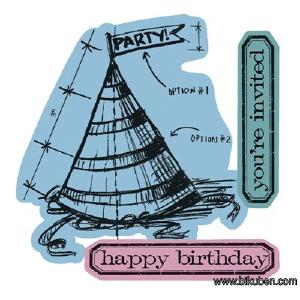 Tim Holtz Alterations - Framelits Die Set w/Stamps - Celebrate Blueprint Cheap Sale Low Pice Fee Shipping