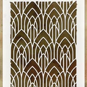 Tim Holtz - Stencil - Deco Art - Layered Find Great Online