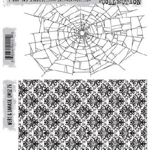 Tim Holtz - Web & Damask - Stamps Online Online Free Shipping