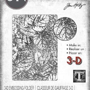 Tim Holtz Alterations - Texture Fades Embossing Folder - Foliage  3D Sale Online Cheap