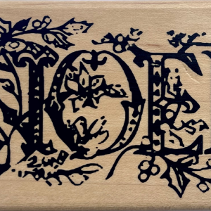 Tim Holtz - Wood Mounted Stamp - Noel Discount Huge Surprise