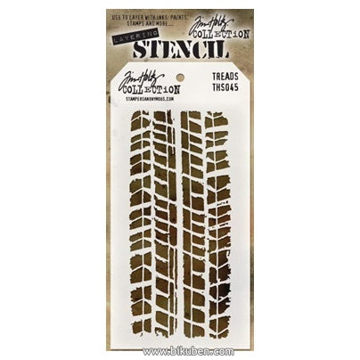 Tim Holtz - Stencil - Treads For Nice For Sale