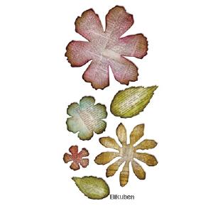 Tim Holtz Alterations - Bigz XL Dies - Jumbo Tattered Florals Sale Visit