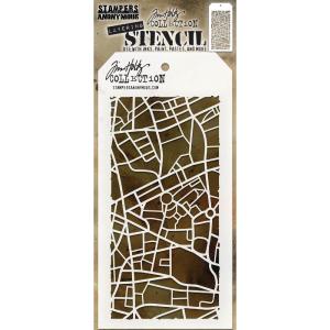 Tim Holtz - Stencil - Metropolis View