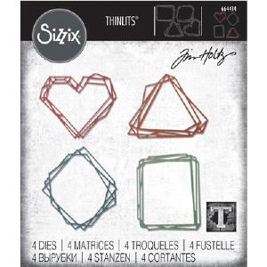 Tim Holtz Alterations - Thinlits - Geo Frames Geniue Stockist Online