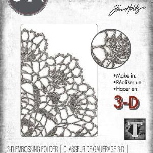 Tim Holtz Alterations - Texture Fades Embossing Folder - 3D - Doily Cheap Visit