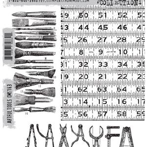 Tim Holtz Collection - Artful Tools - Stamps Discount Free Shipping