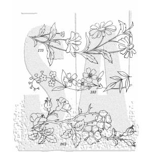 Tim Holtz Collection - Cling Stamps - Embroidery Discount Shop Offer
