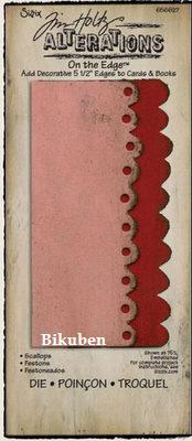 Tim Holtz Alterations: On the Edge - Scallops Sizzix Dies Original Cheap Online