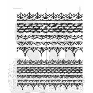 Tim Holtz Collection - Cling Stamps - Crochet Trims Buy Cheap Low Cost