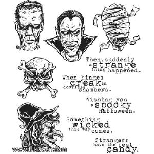 Tim Holtz Collection - Cling Stamps - Monstrous Cheap Sale 2025 New
