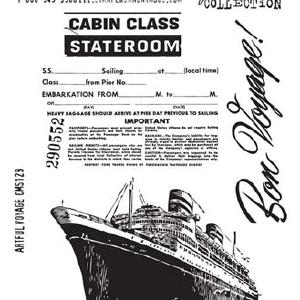 Tim Holtz Collection - Artful Voyage - Stamps How Much Sale Online