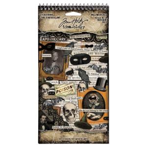 Tim Holtz - Idea-ology Halloween 2023 - Stickerbook Free Shipping Best Place