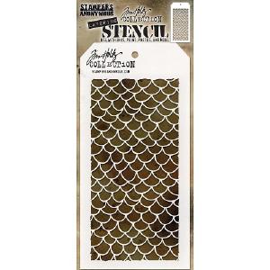 Tim Holtz - Layered Stencil - Scales Excellent Online