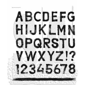 Tim Holtz Collection - Cling Stamps - Sign Painter Cheap Pictures