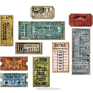 Tim Holtz Alterations - Thinlits - Ticket Booth Outlet Collections