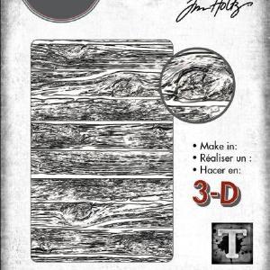 Tim Holtz Alterations - Texture Fades - 3D Embossing Folder - Mini Lumber Sale Cheapest Pice