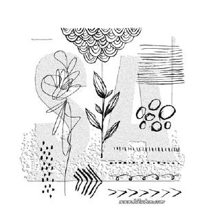 Tim Holtz Collection - Cling Stamps - Media Marks #1 Outlet Good Selling