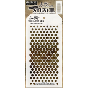 Tim Holtz - Layered Stencil - Gradient Hex Outlet Collections