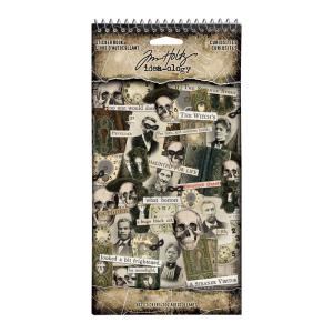 Tim Holtz - Idea-ology Halloween 2022 - Curiositie Spiral bound Stickers Outlet Locations Sale Online