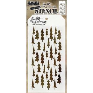 Tim Holtz - Stencil  150 - Tree lot Sale With Paypal