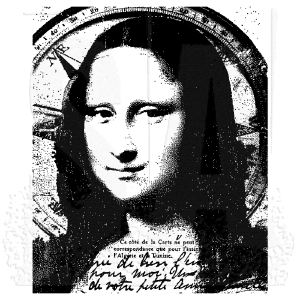 Tim Holtz - Mona Lisa Collage 100% Authentic Cheap Online