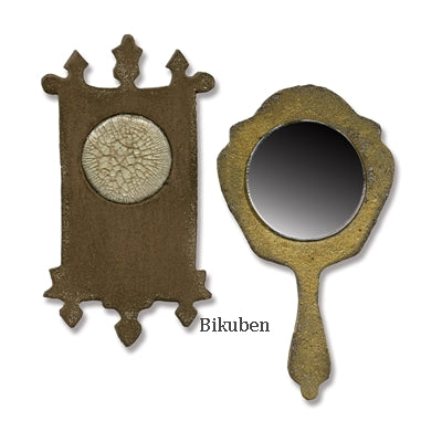 Tim Holtz Alterations - Movers & Shapers - Mini Mirror & Wall Clock Dies Shop For Online
