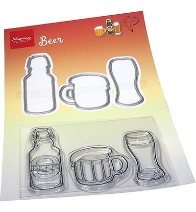 Marianne Design - Clear stamps & dies - Hetty's Beer Clearance 2025 Unisex