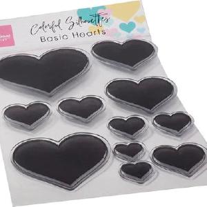 Marianne Design - Clear stamps - Basic Hearts Cheap 2025 Newest