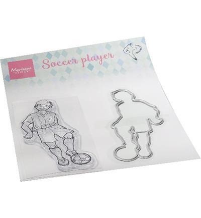 Marianne Design - Clear Stamp & Die - Hetty's  - Soccer Player Clearance Online