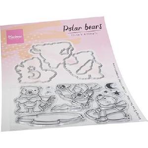 Marianne Design - Clear Stamp & Die - Polar bears With Paypal Online