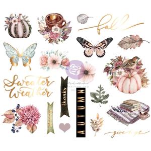 Prima - Hello Pink Autumn - Chipboard Stickers Manchester Great Sale Cheap Online