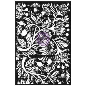 Prima - Finnabair - Elementals Stencil - Secret Letters    6x9" Online Online Cheap Online