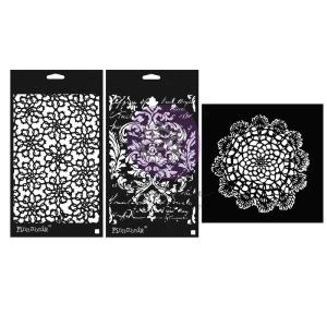 Prima - Finnabair - Elementals Stencil Set - Shabby Romantic Buy Cheap 2025