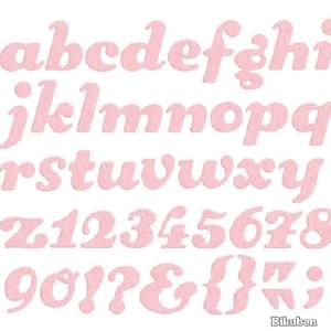 Lifestyle Crafts - Cutting Dies - Sugar Cookie Alfabet Dies 4x4" Discount Inexpensive