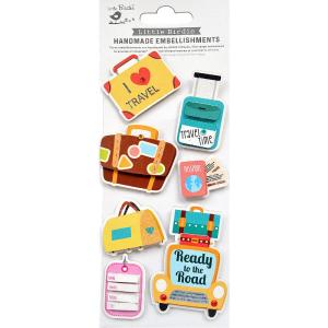 Little Birdie - Embelisment - Travel Time  Stickers Authentic Cheap Pice