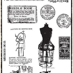 Tim Holtz Collection: HABERDASHERY - Stamps Fast Delivery Online