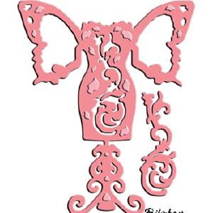 Little Darlings - Designer Dies - Fluttered Tulip Bodice Online Sale