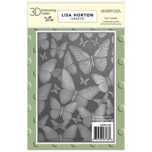 Lisa Horton - Embossing Folder - 3D - Mariposa Outlet Sast