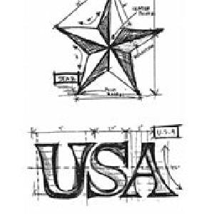 Tim Holtz Collection - Mini Blueprints - Americana Strip Stamps Looking For Sale Online