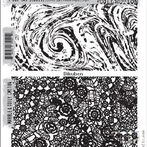 Tim Holtz Collection - Marble & Doily - Stamps Buy Cheap Extremely